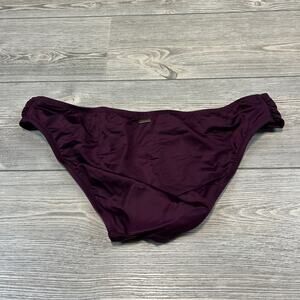 Victoria's Secret Knockout Bikini Bottom Maroon Size Large NWT
